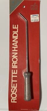 Kalkus-Hirco Ursula Wood Rosette Iron Handle for Bunuelos, Timbale Molds & Irons